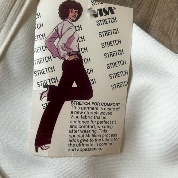 Vintage 70’s NWT Deadstock High Waisted Wide Leg Pants - Picture 5 of 9